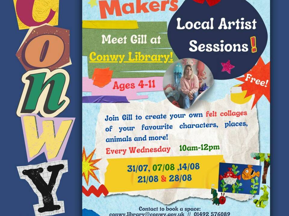 Local Artist Sessions - Conwy Library