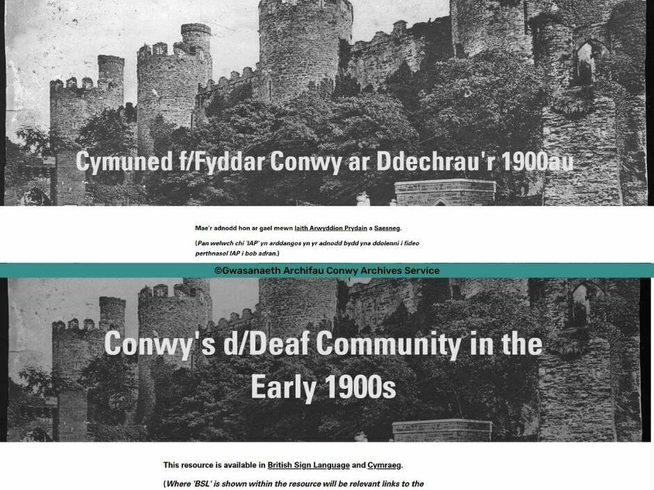 Conwy's d/Deaf Community in the Early 1900s