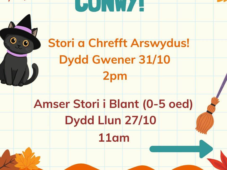 CONWY - Spooky Story and Craft!
